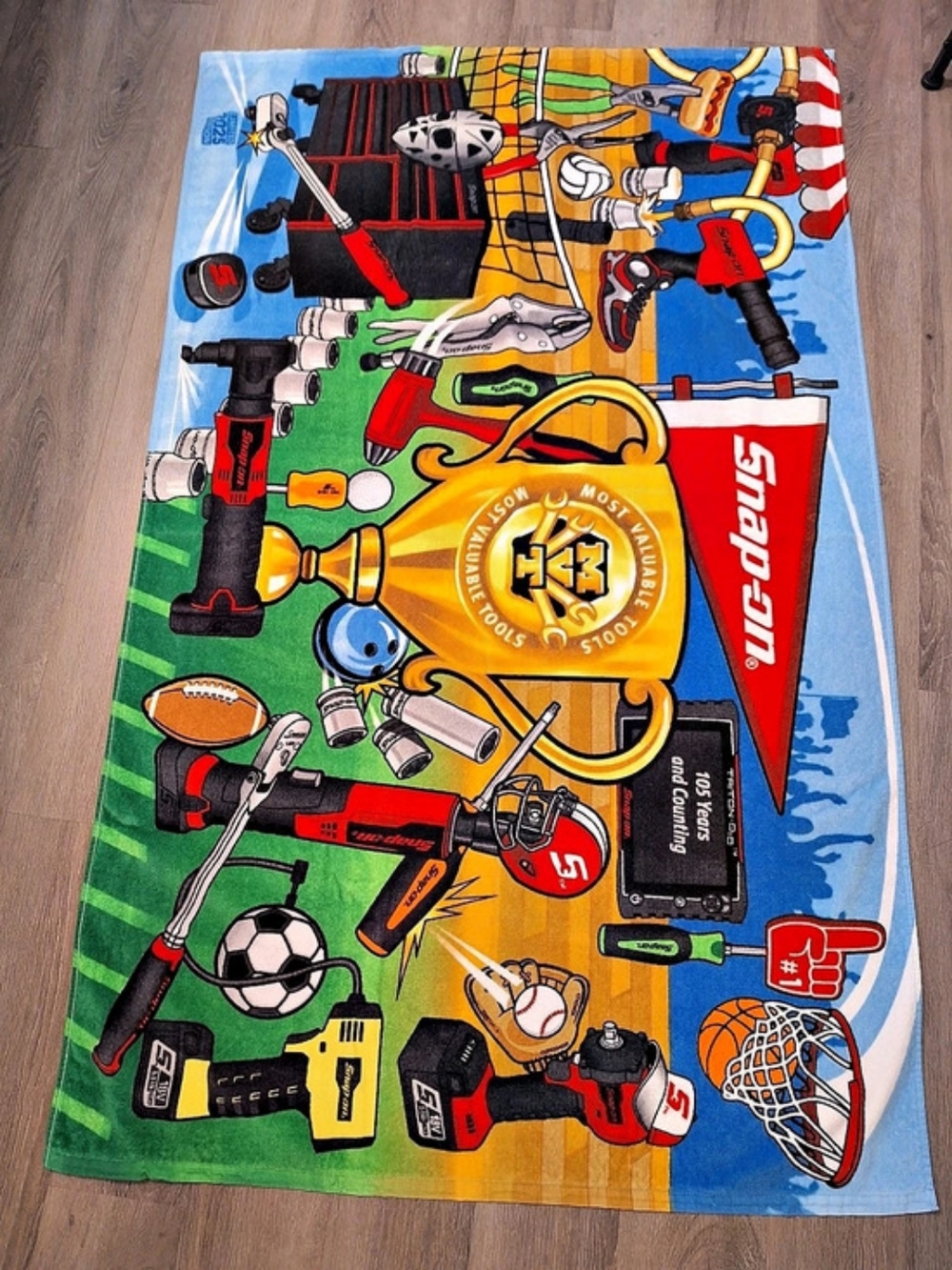Snap-On Tools 2025 Limited Edition Most Valuable Tools Beach Towel NWOT